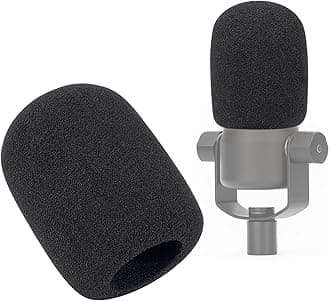 for Rode PodMic Pop Filter - Professional Windscreen Compatible with Rode PodMic Mic Cover Improve Sound Quality Reduce Plosive Wind Noises