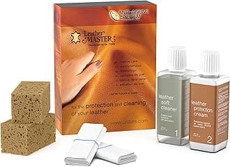 - Leather Care Kit | Leather Cleaner and Conditioner Kit | Cleans & Restores Car Seats, Furniture, Purses, Jackets | Includes Leather Cleaner, Leather Conditioner, Sponge & Wipes