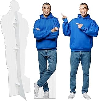 Custom Life Size Cardboard Cutout - 1-8 ft - Personalized High Resolution Stand Up | Upload Photo - Perfect Decor for Wedding, Graduation, Birthday Party Decor