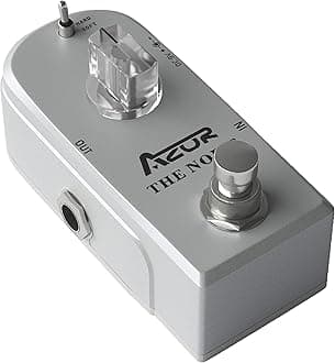 AZOR Noise Gate Pedal, Guitar Noise Killer Pedals Suppressor Effect 2 Modes for Electric Guitar and Bass True Bypass
