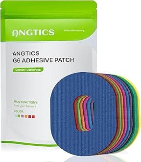 Dexcom G6 Adhesive Patches Waterproof, 30 Pack Multicolor Overpatch for Dexcom G6, Premium Transparent G6 Overlay Patches, Hypoallergenic & Skin-Friendly, Sensor is NOT Included