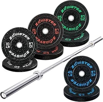 Bumper Plate Olympic Weight Plate High Bounce Bumper Weight Plate with Steel Insert Strength Training Weight Lifting Plate