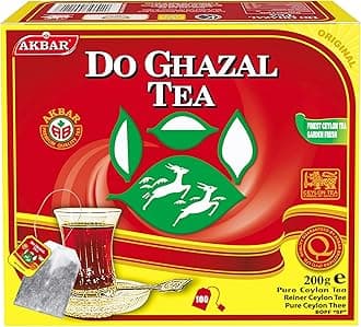 Do Ghazal Super Ceylon Black Tea Bags - 100 x 2g Teabags - Kosher
