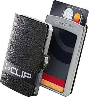 Original Mini Wallet with Moneyclip - Slim Wallet - Leather Wallet - Premium Wallet - Cardholder