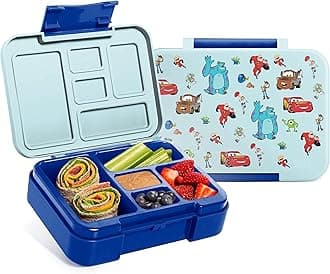 Simple Modern Disney Pixar Bento Lunch Box for Kids | BPA Free, Leakproof, Dishwasher Safe | Lunch Container for Boys, Toddlers | Porter Collection | 5 Compartments | Pixar Pals