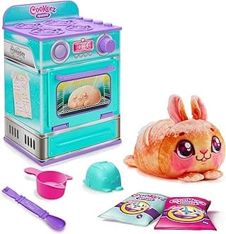 Cookeez Makery Oven. Oven and Baked Treatz. Mix and CREATE your Best Friend! Put the dough in the oven and it will transform into an Interactive, Warm, Scented Plush. What Plush will you create?
