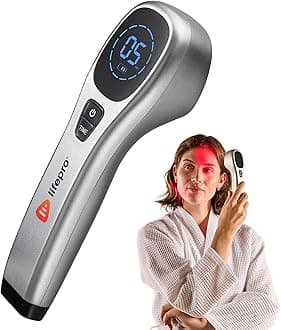 Lifepro Infrared & Red Light Therapy Device for Joints & Muscles Pain Relief, Portable Near Infrared Light for Body & Face Inflammation, Compact & Effective Design - Use 3 wavelengths
