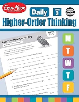 Daily Higher-Order Thinking, Grade 3 Teacher Edition Paperback – Teacher's Edition, 1 Jan. 2018
