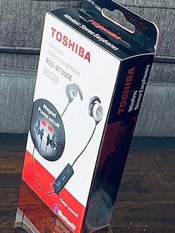 Toshiba Wireless Sports Earphone, Black - RZE-BT300E
