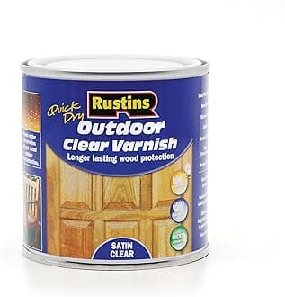Quick Dry Outdoor Clear Varnish 250ml Satin