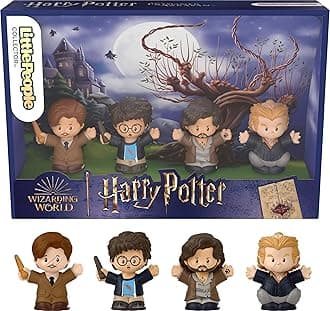 Harry Potter and The Prisoner of Azkaban Movie Special Edition Set for Adults & Fans, 4 Figures in a Display Package