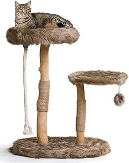 Mau Lifestyle Brown Rizzo Cat Tree, 32" H, 27 LBS