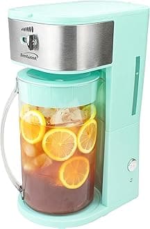 Brentwood KT-2150BL Iced Tea and Coffee Maker with 64 Ounce Pitcher, Blue