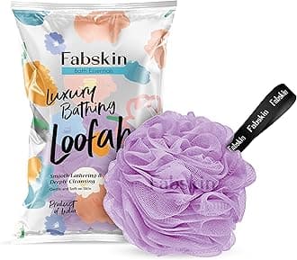 Loofah for Bathing | Bath Shower Loofah Sponge Scrubber Exfoliator for Women and Men | Bathing Sponge | Body Wash Scrub for Bathing | Bath Scrubber For Body (PURPLE)