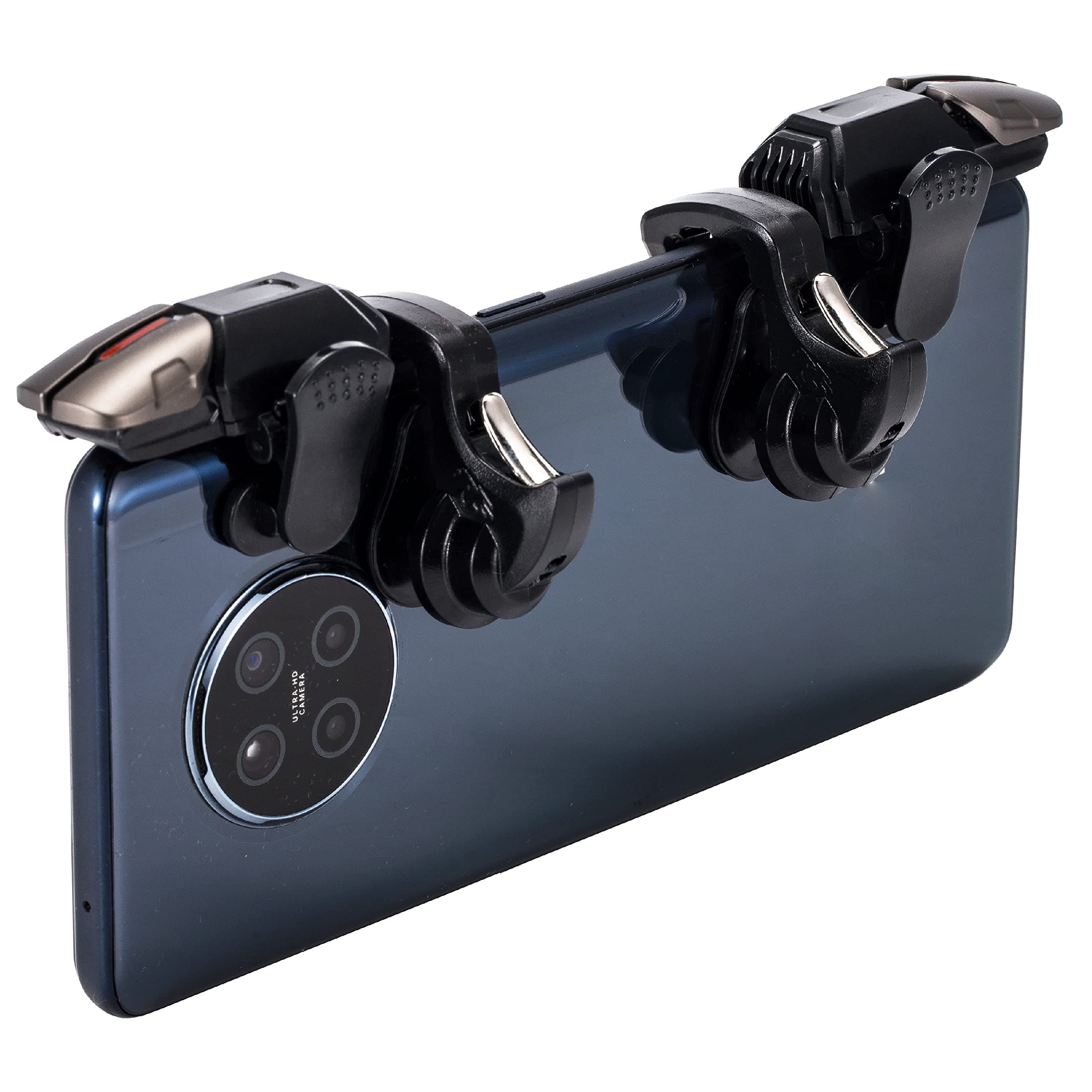 6 Trigger Mobile Game Controller for 6 Fingers Operation with Key Layout Diagram,Joystick Gamepad Compatible with PUBG/Fornite/Call of Duty/Rules of Survival/Knives Out