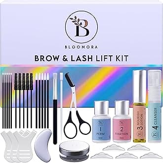 Eyelash Lifting Set, Eyebrow Lifting Set, 2-in-1 Solution, Brow Lifting Set, Lasts 6-8 Weeks, 15 Applications, DIY Eyelash Lifting Set - and Eyebrow Kit - Lash Lifting Set