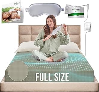 Earth Grounding Fitted Sheet Full Size with 12% Silver Fiber & 4% Silk & 84% Organic Cotton - Green- Soft Earth Grounding Well Bed Sheets - Grounded Conductive Bed Sheets for Better Sleep