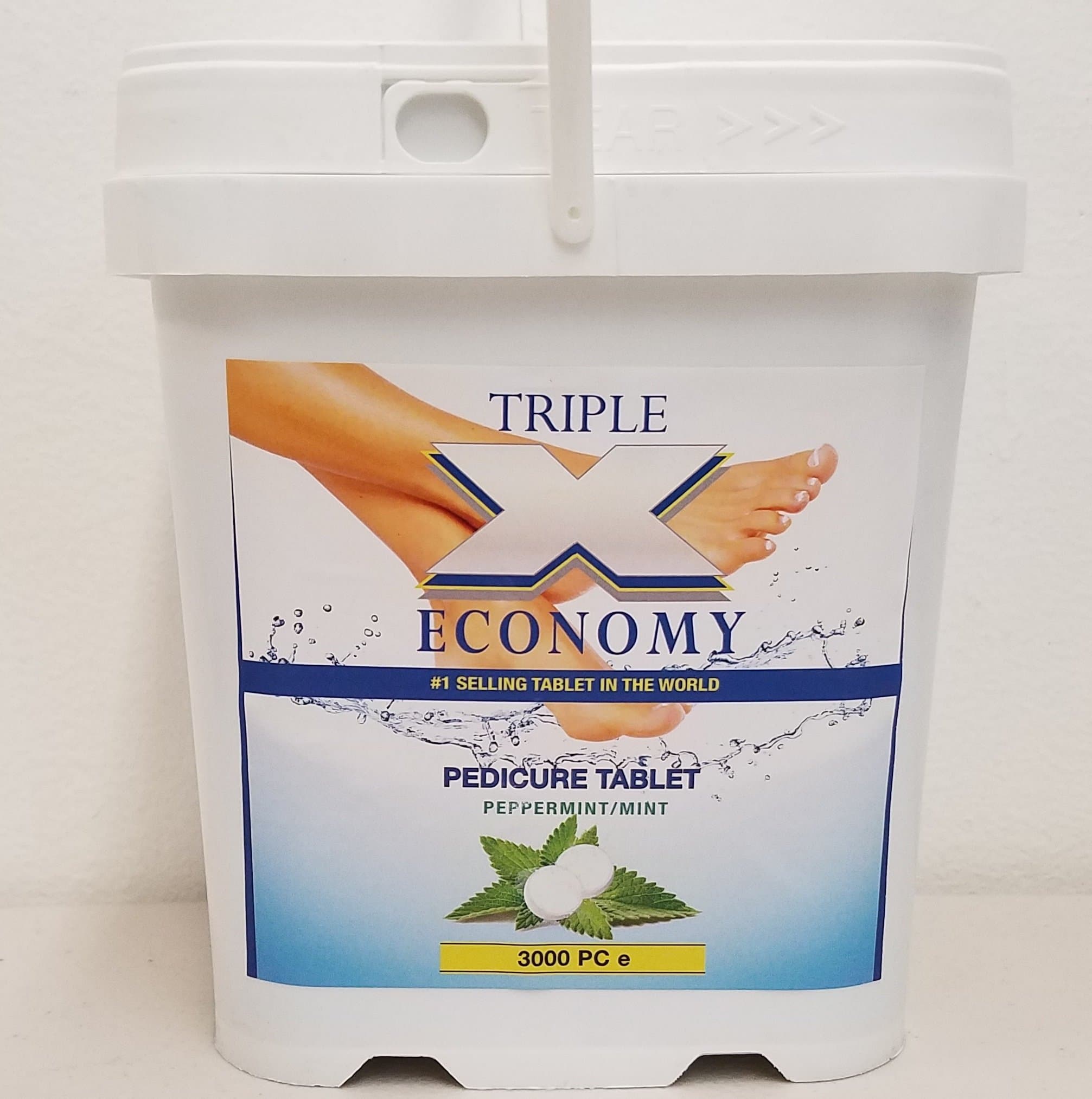 New Triple X Pedicure Solution Tablets Mint - 3000ct