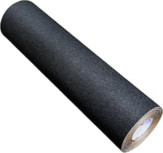 - S&X Anti Slip Tape 24 Inch x 60 FT Roll, Ultimate Non-Slip Skid Grip Tape for Outdoor Stair Treads, Wooden Steps & Exterior Grips, Black, Grit 60, Waterproof, Extra-Durable, Long-Lasting