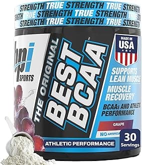 Best BCAA - The Building Blocks of Protein and Muscle - Post-Workout Recovery - Supports Metabolism - Omega 6 - Grape, 30 Servings, 300 g