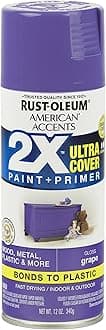 Rust-Oleum 327894 American Accents Spray Paint, 12 oz, Gloss Grape