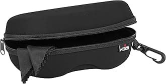 - NoCry Glasses Case Hard Shell with Velvet Lining, Reinforced Zipper & Belt Clip — Protective Sunglasses or Eyeglass Case for Sunglass or Safety Glasses, Perfect Storage for Travel — For Men and Women