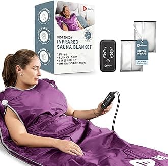 LifePro Sauna Blanket for Detoxification - Portable Far Infrared Sauna for Home Detox Calm Your Body and Mind