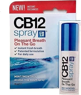 3 x CB12 Spray 15 ml for Fresh Breath Without Alcohol