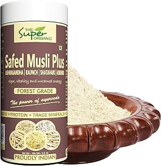 Safed Musli + Ashwagandha + Gokhru + Shatavari + Kaunch Powder - 100 gm