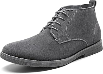 Bruno Marc Men's Chukka Suede Leather Ankle Boots, Lace Up Desert Oxford Business, Fashion, Casual and Comfort Shoes