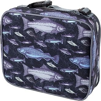 Bentology Lunch Bag for Boys- Kids Insulated Durable Lunchbox Tote Fits Bento Boxes, Containers, Jars & Water Bottles- Reusable School Lunch Sleeve w Clip on Handle- Keep Food Hotter or Colder Longer