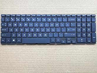 Original New for HP Victus 16 16-D 16-E 16-d0000 16-e0000 16-d1000 16-e1000 Laptop US Backlit Laptop Dark Blue Keyboard (Blue)