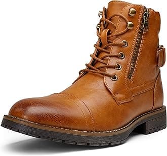 Men's Boots Boots for Men Casual Boots Motorcycle Combat Ankle Dress Boots Mens