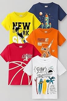 Boys Half Sleeves Cotton T-Shirt
