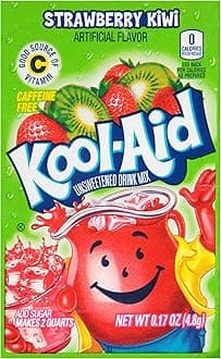 Kool Aid Strawberry Kiwi Drink Mix, Makes 2 Quarts (96 Packets)