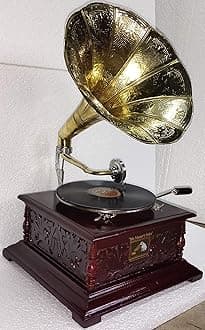 Gramophone Record Player Gramophone Player Original Working Phonograph HMV