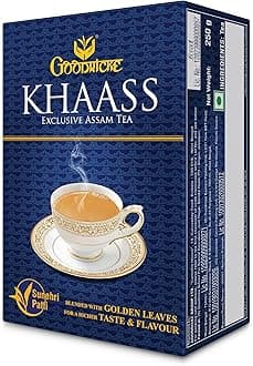 Goodricke Khaass 100% Assam Tea 250g | CTC Loose Leaf Black Tea | Strong Kadak Milk Chai | Golden Leaves Blend | Rich Flavor & Aroma