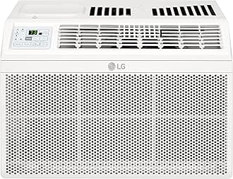 LG 5800 BTU Window Air Conditioners [2023 New] Remote Control Ultra-Quiet Compact-size Washable Filter Multi-Speed Fan Cools 260 Sq.Ft. Small Room AC Unit air conditioner Easy Install White LW6023R
