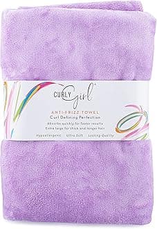 Curly Girl Towel for Women with Curls, Anti-Frizz, Absorbent, Fast Drying, Curly Hair, Microfiber Hair Drying Towel for Curls