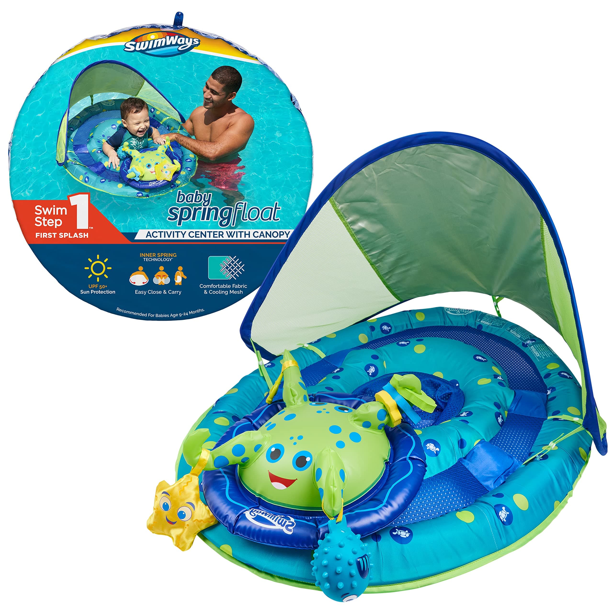 SwimWays Baby Spring Float Splash N Play