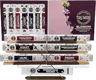 Blossom Incense Sticks Variety Pack - 120 Insence-Sticks (6 Incents x 20 Inse...