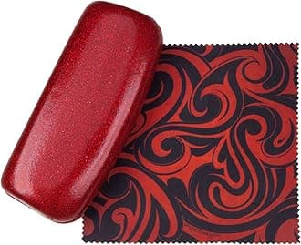 SPUNKYsoul Eye Glasses Case Girl Sparkle Smooth Glitter Hard Shell Eyeglass for Women