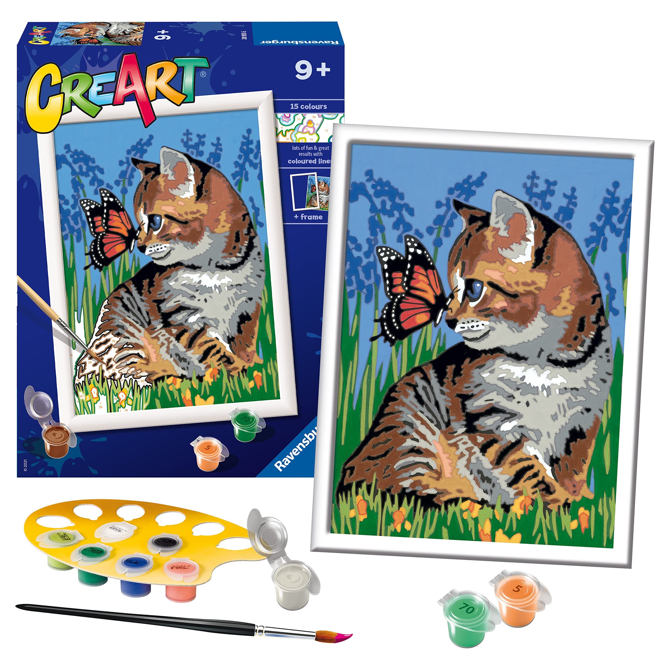 CreArt Best Friends Paint by Numbers Kits for Children & Adults Ages 9 Years Up - Kids Craft Set