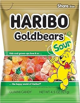 Haribo Sour Gold-Bears Gummi Candy 127 g