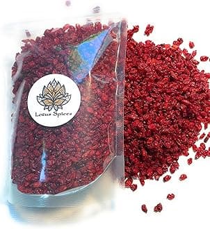 Authentic and Genuine Barberries (Zereshk), Fresh, Non-GMO (1 Pound)