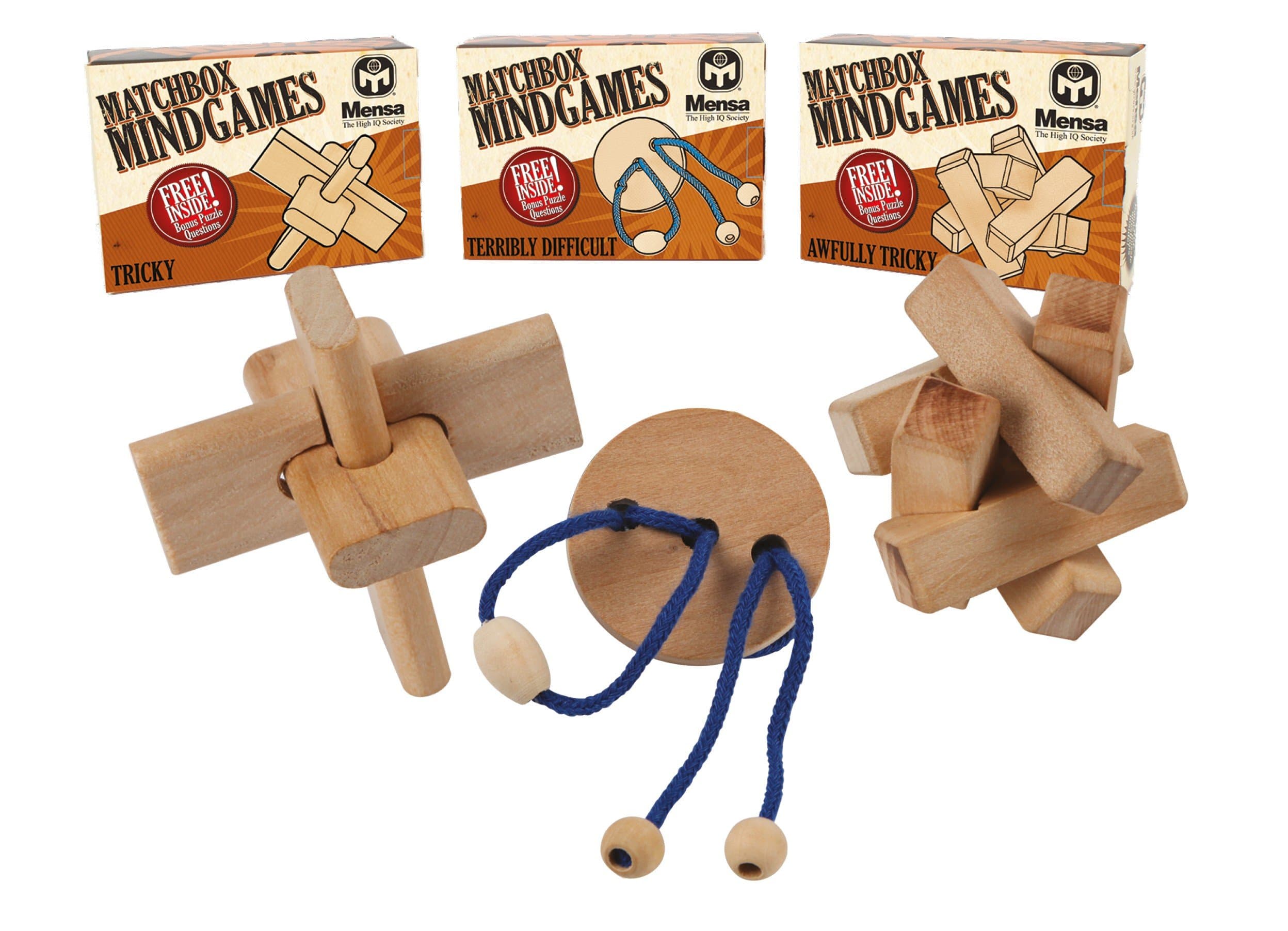 Mensa Matchbox Mindgames (One Supplied)