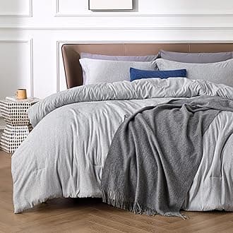 Bedsure California King Comforter Set - Grey Cal King Size Comforter, Soft Bedding for All Seasons, Cationic Dyed Bedding Set, 3 Pieces, 1 Comforter (104"x96") and 2 Pillow Shams (20"x36"+2")