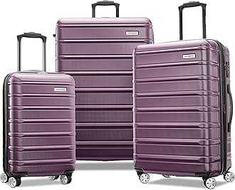 Samsonite Omni 2 Hardside Expandable Luggage with Spinner Wheels, Purple, 3-Piece Set (20/24/28)