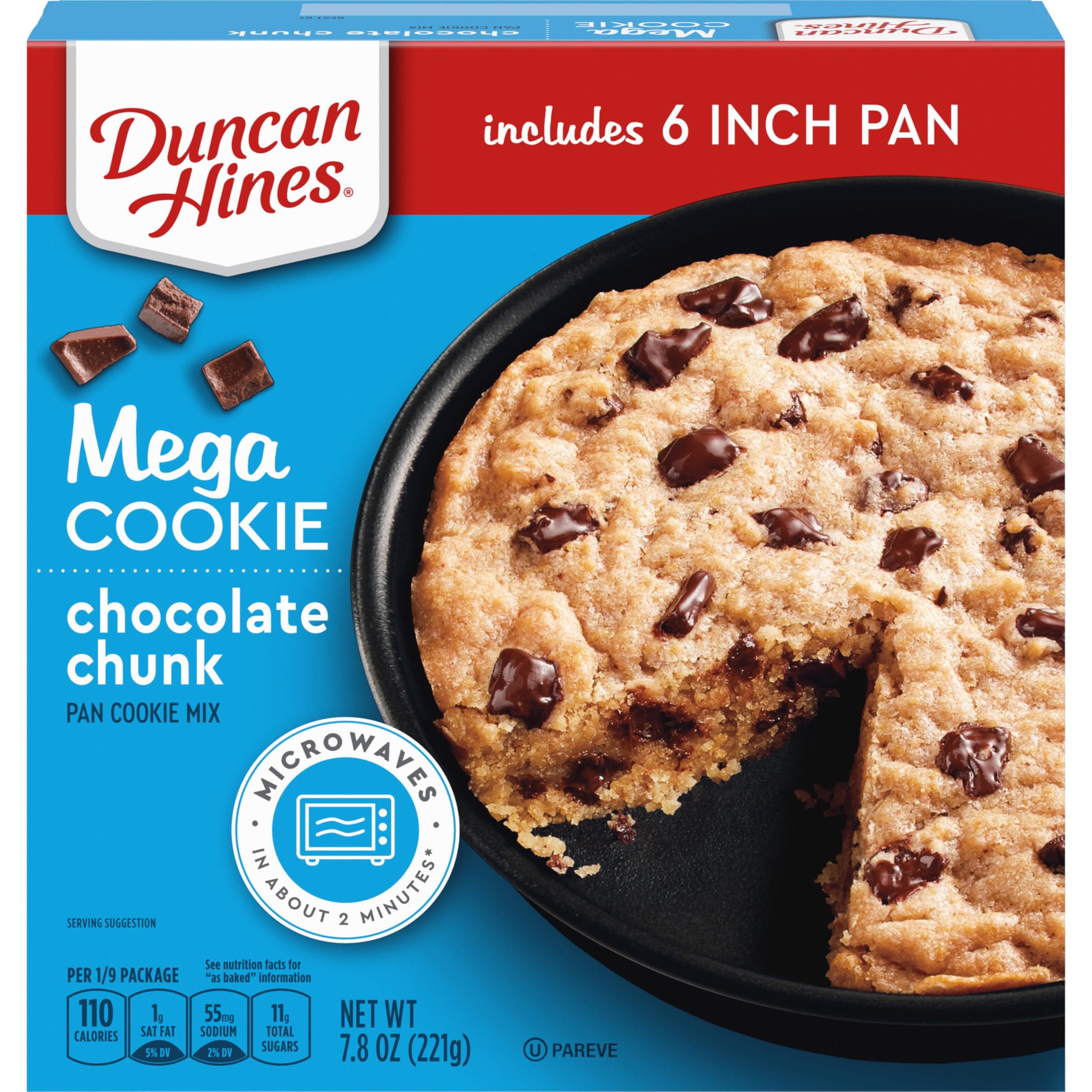 MEGA Cookie Chocolate Chunk Pan Cookie Mix, Easter Baking, 7.8 oz.