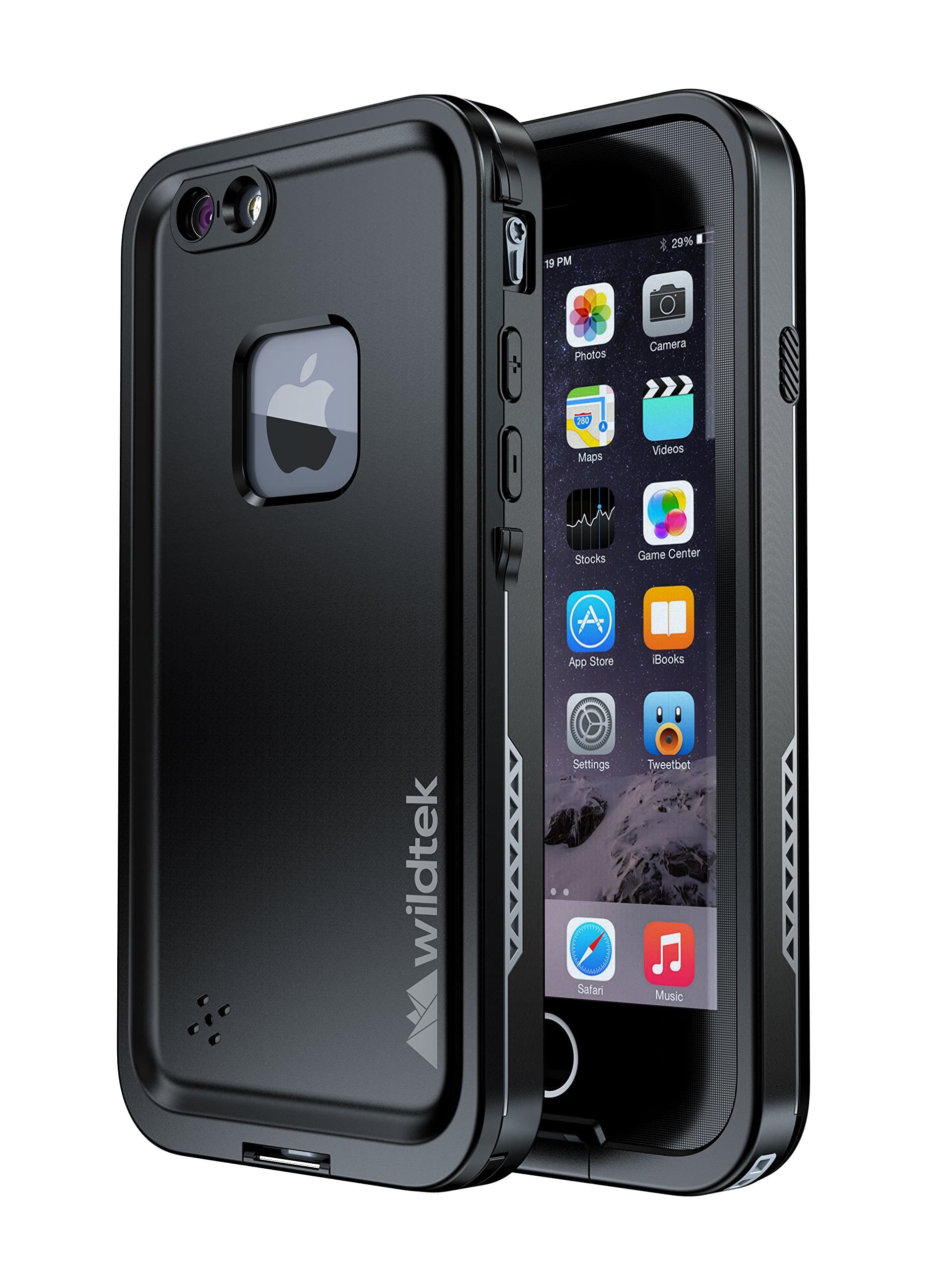 Wildtek Repel Waterproof iPhone 6 Plus / 6s Plus Case (5.5") - Black